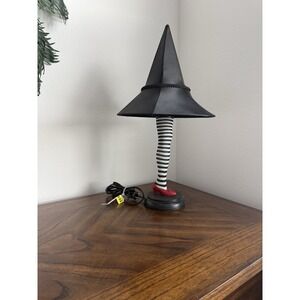 Wizard Of Oz Wicked Witch Of The East Leg 3-Way Lamp 20''  With Hat Shade